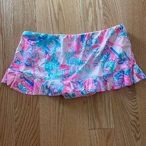Excellent condition Lilly Pulitzer Cruz Swim Bottom  in “Light Pascha Pink Aqua